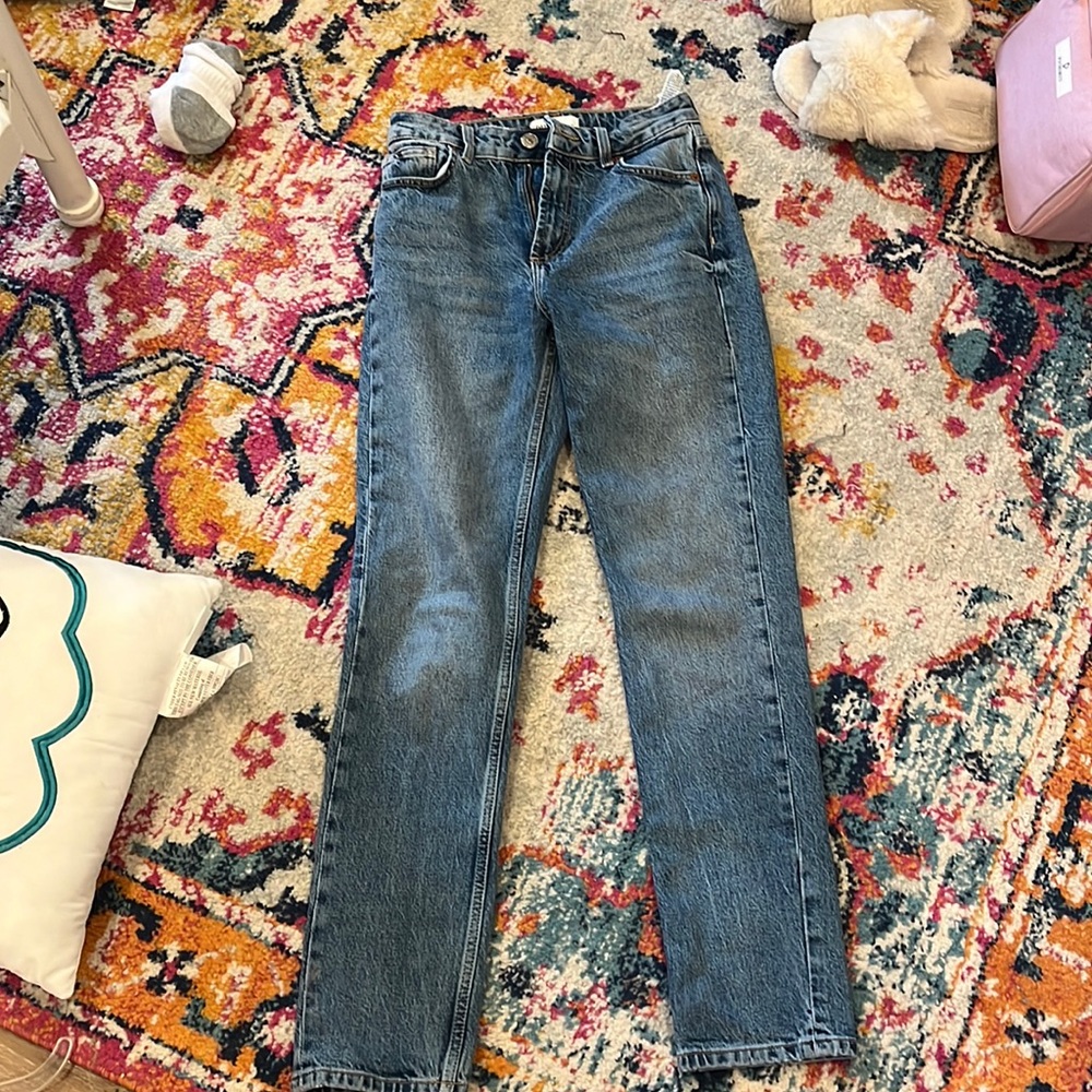 zara jeans straight leg